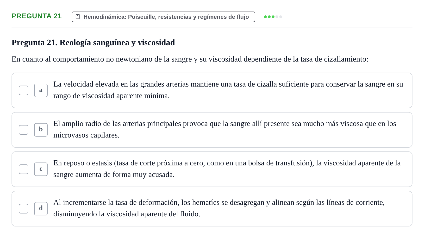 Enunciado: Pregunta 21 · Biofísica UAB 2024