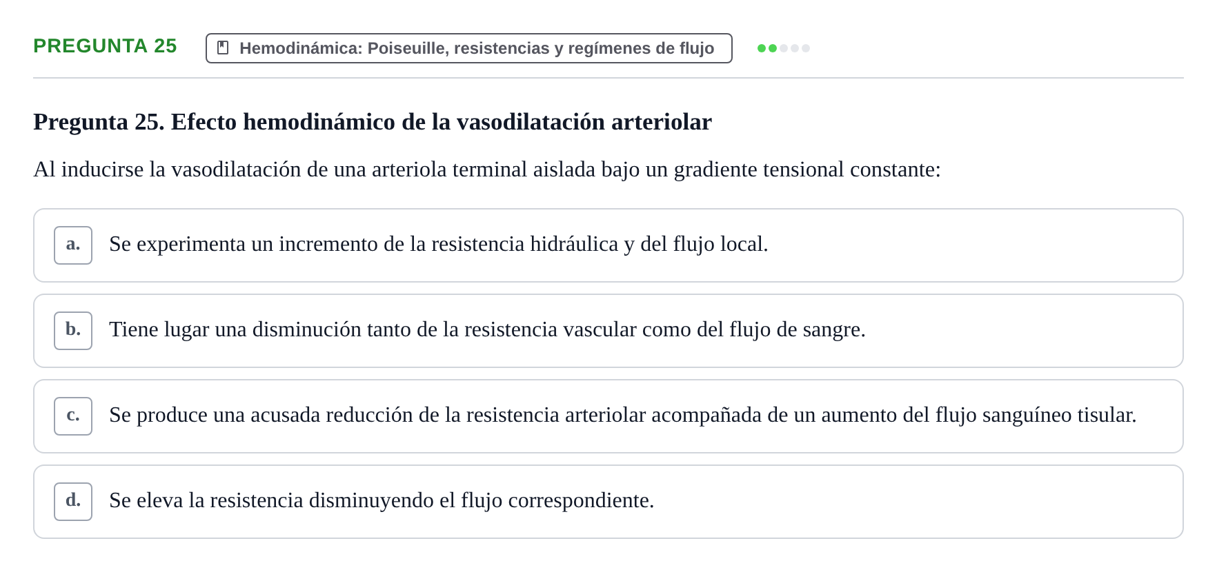 Enunciado: Pregunta 25 · Biofísica UAB 2024