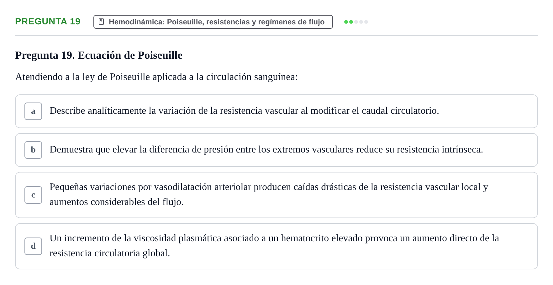 Enunciado: Pregunta 19 · Biofísica UAB 2025