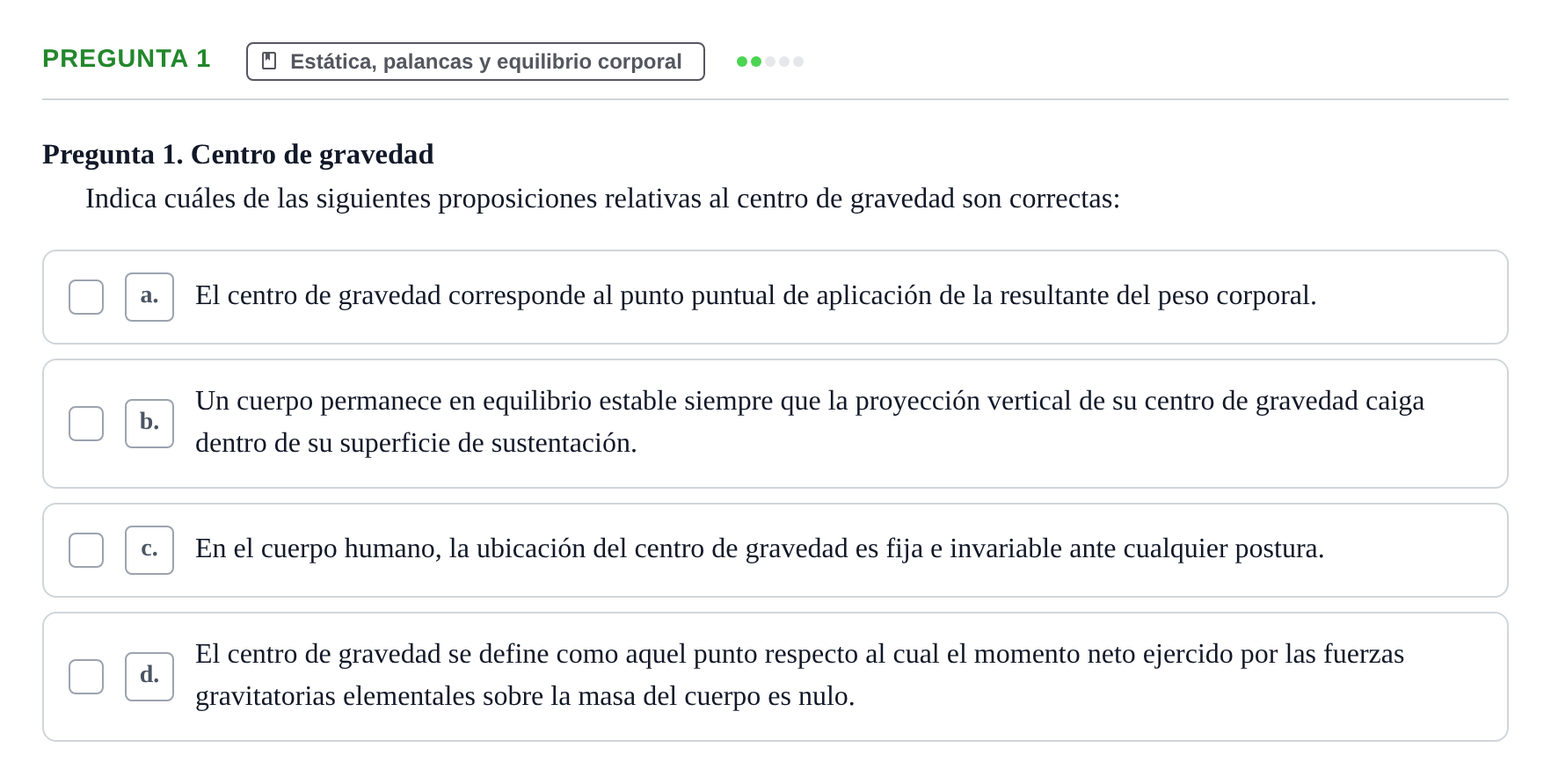 Enunciado: Pregunta 1 · Biofísica UAB 2025