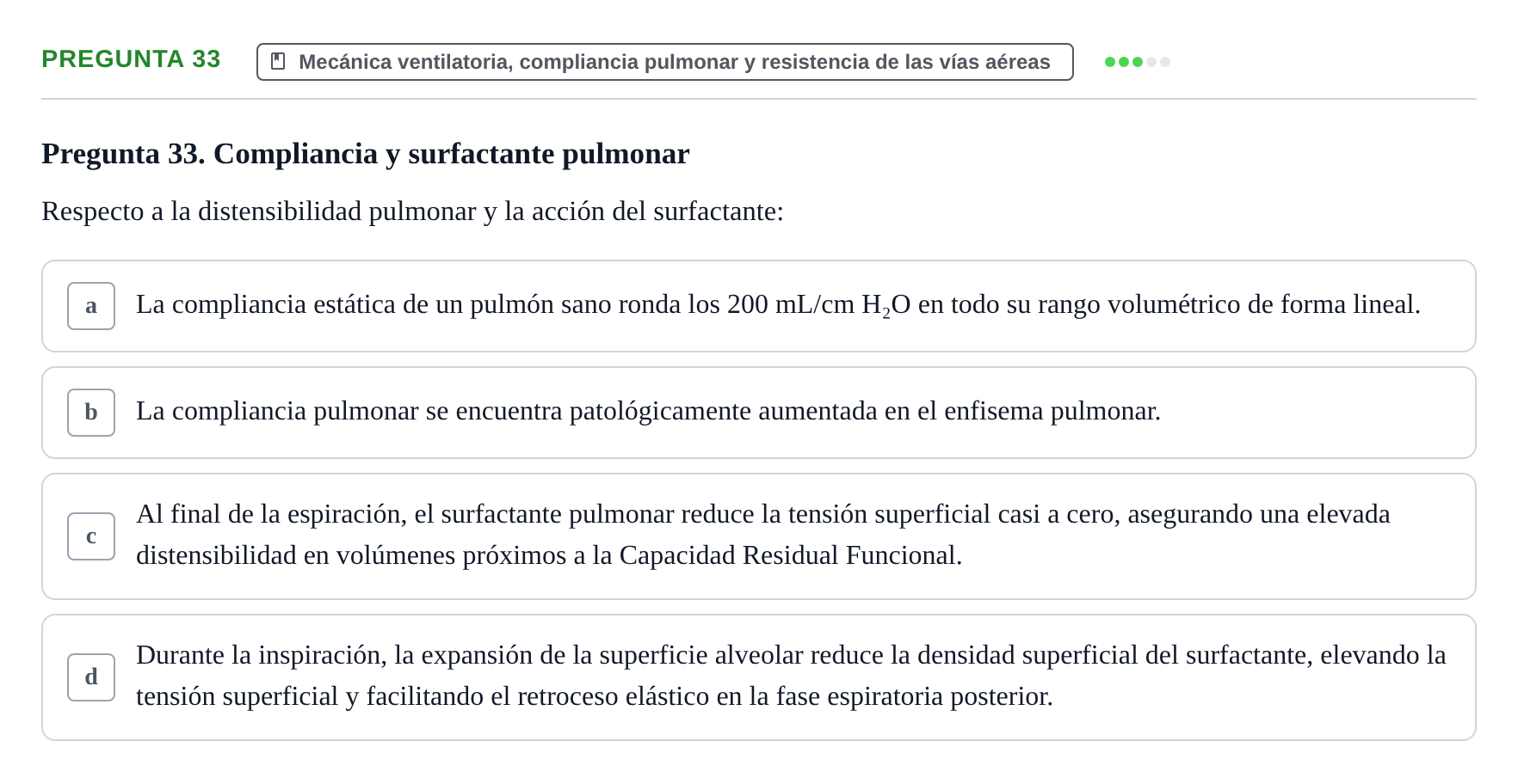 Enunciado: Pregunta 33 · Biofísica UAB 2025