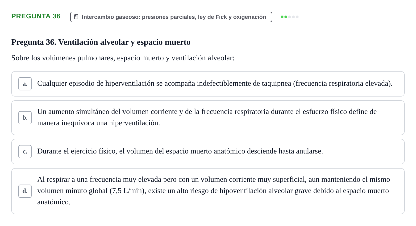 Enunciado: Pregunta 36 · Biofísica UAB 2025