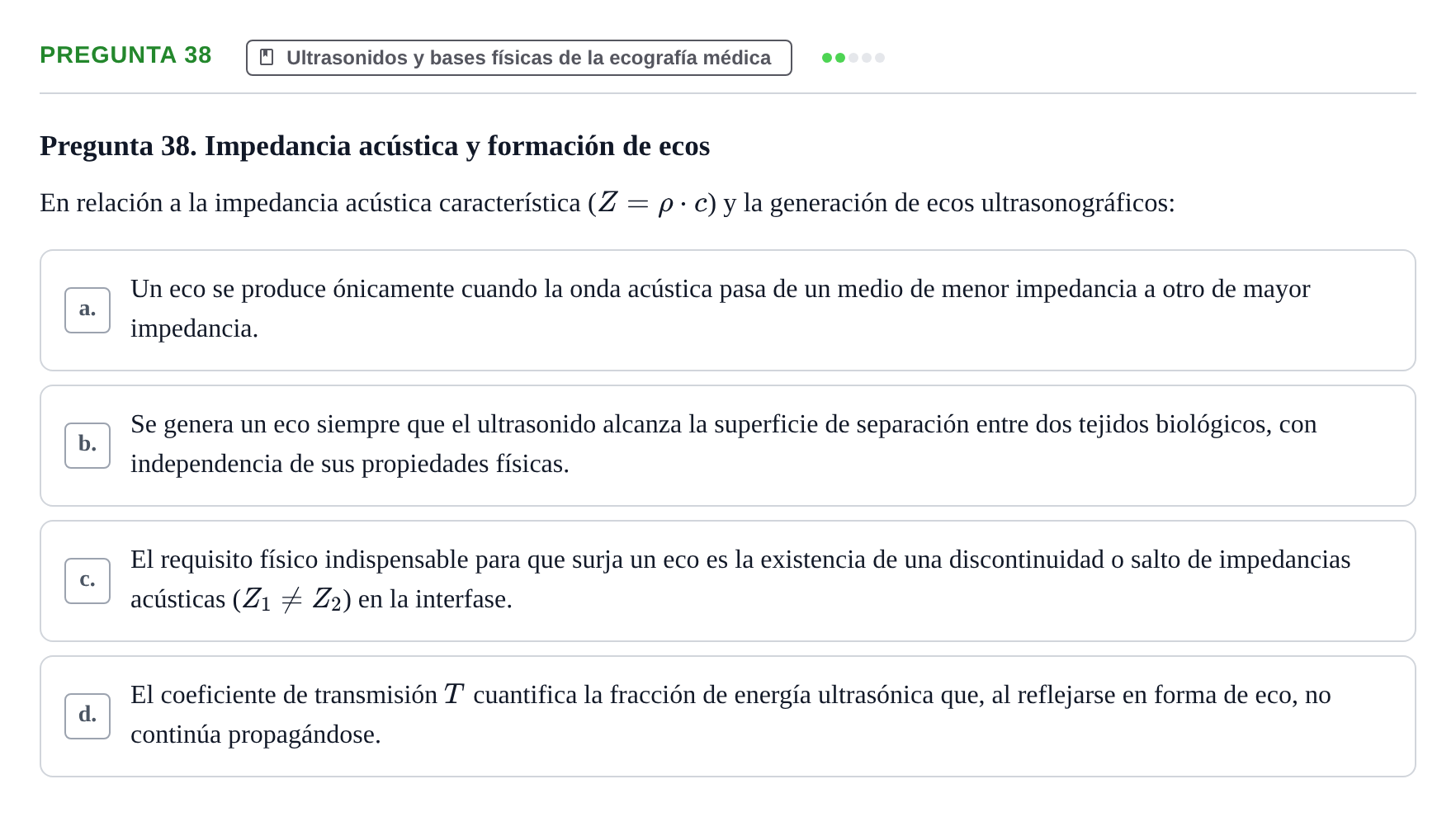 Enunciado: Pregunta 38 · Biofísica UAB 2025