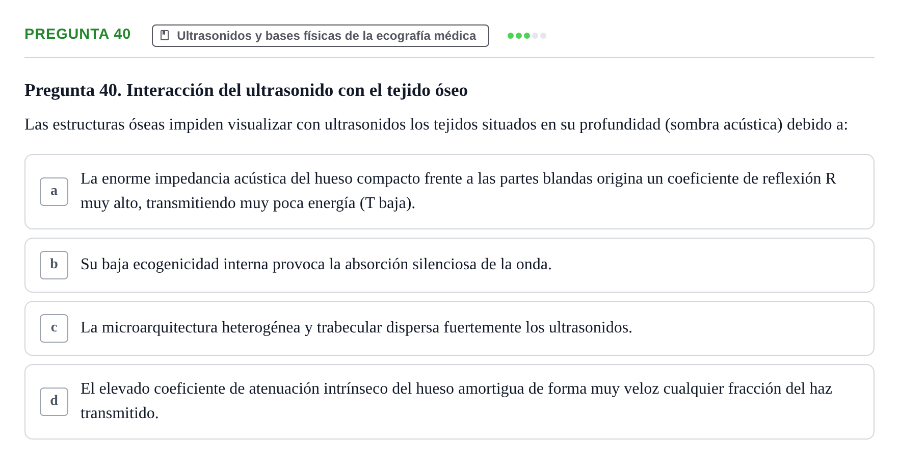 Enunciado: Pregunta 40 · Biofísica UAB 2025