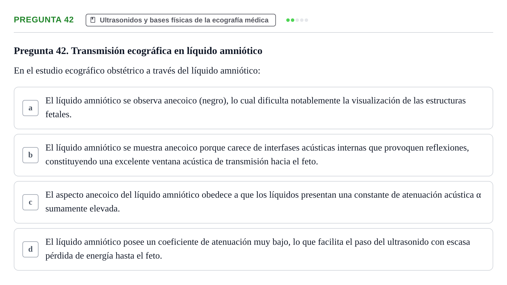 Enunciado: Pregunta 42 · Biofísica UAB 2025