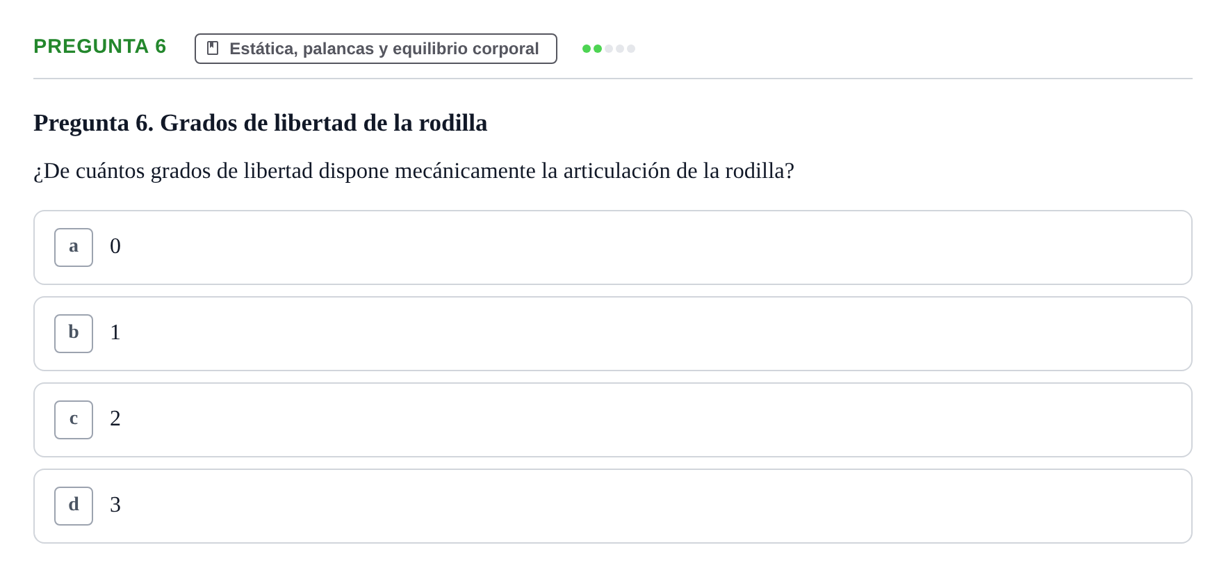 Enunciado: Pregunta 6 · Biofísica UAB 2025