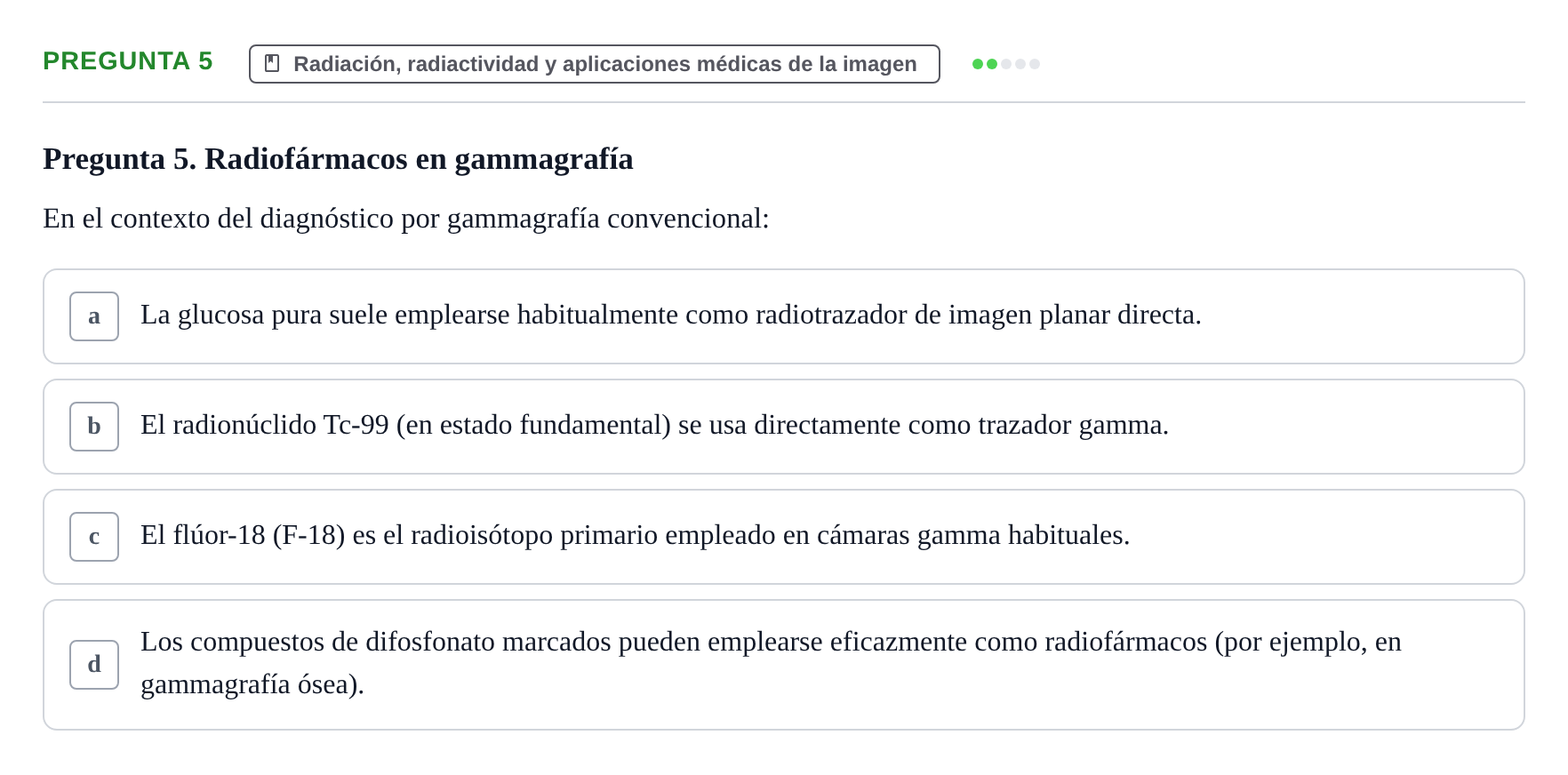 Enunciado: Pregunta 5 · Biofísica UAB 2022