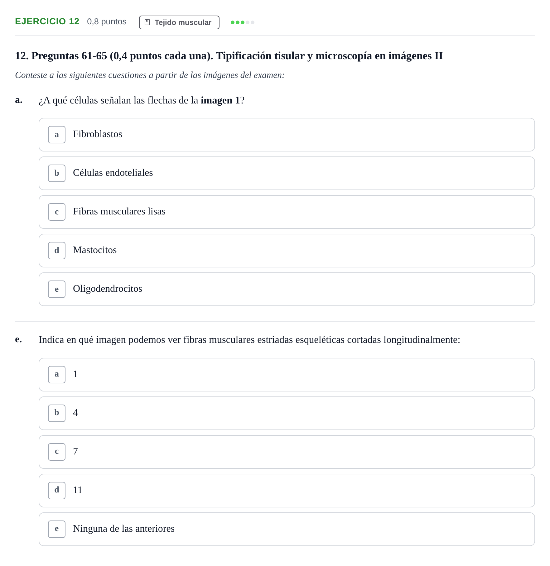 Enunciado: Ejercicio 12 - Tejido muscular · Histología UAB 2023