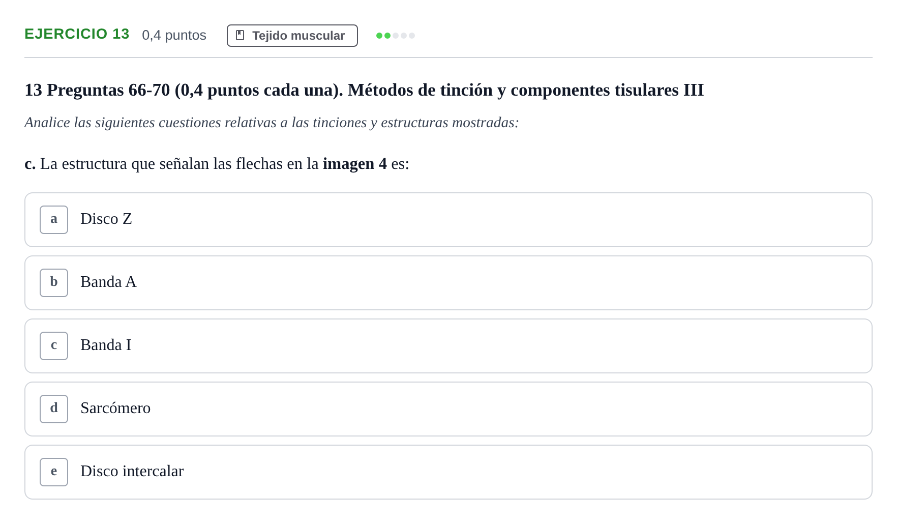 Enunciado: Ejercicio 13 - Tejido muscular · Histología UAB 2023
