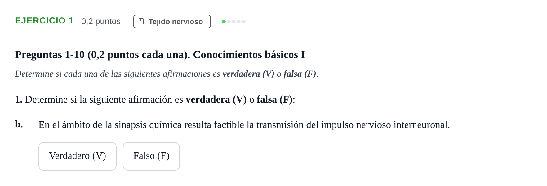 Enunciado: Ejercicio 1 - Tejido nervioso · Histología UAB 2023