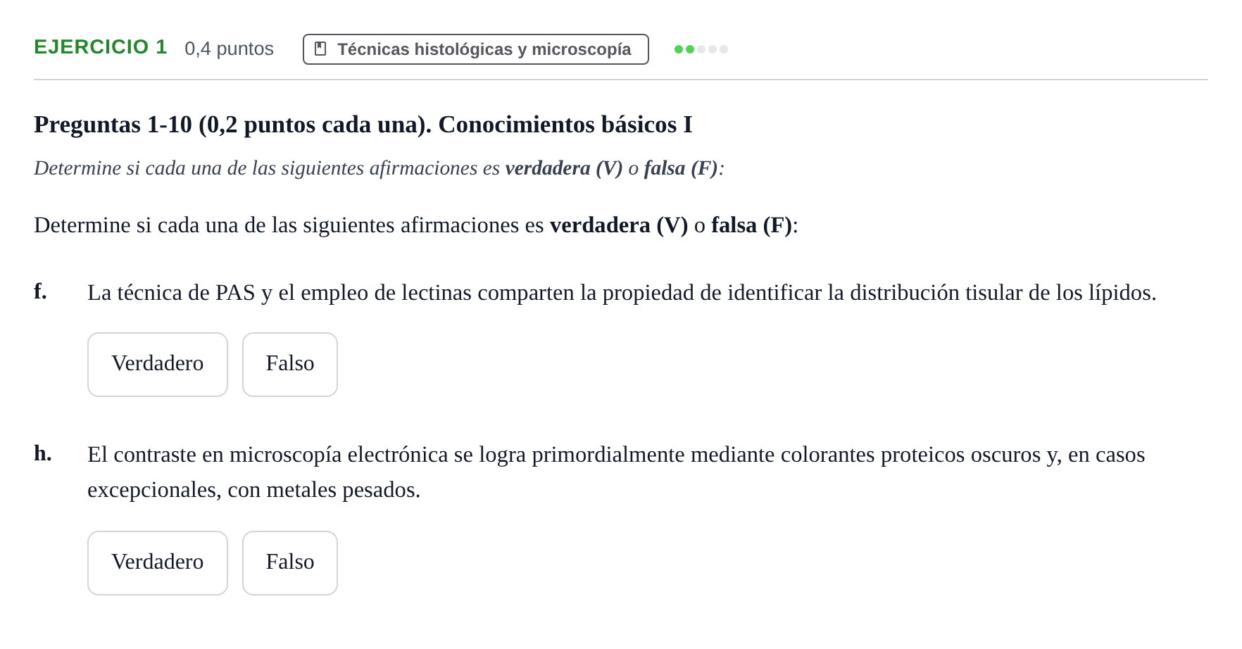 Enunciado: Ejercicio 1 - Técnicas histológicas y microscopía · Histología UAB 2023