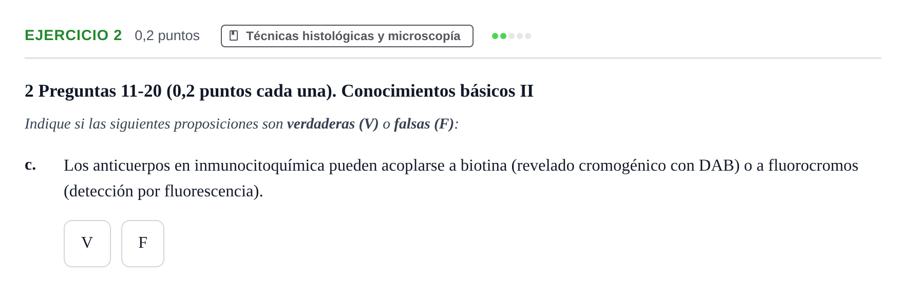 Enunciado: Ejercicio 2 - Técnicas histológicas y microscopía · Histología UAB 2023