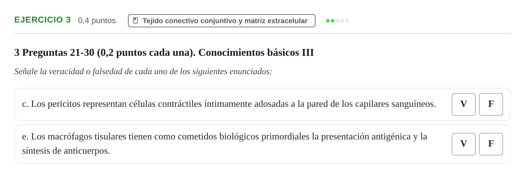 Enunciado: Ejercicio 3 - Tejido conectivo conjuntivo y matriz extracel… · Histología UAB 2023