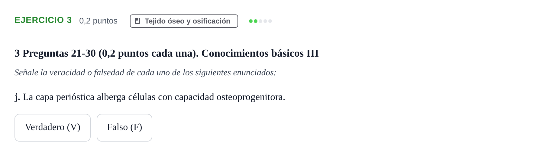 Enunciado: Ejercicio 3 - Tejido óseo y osificación · Histología UAB 2023