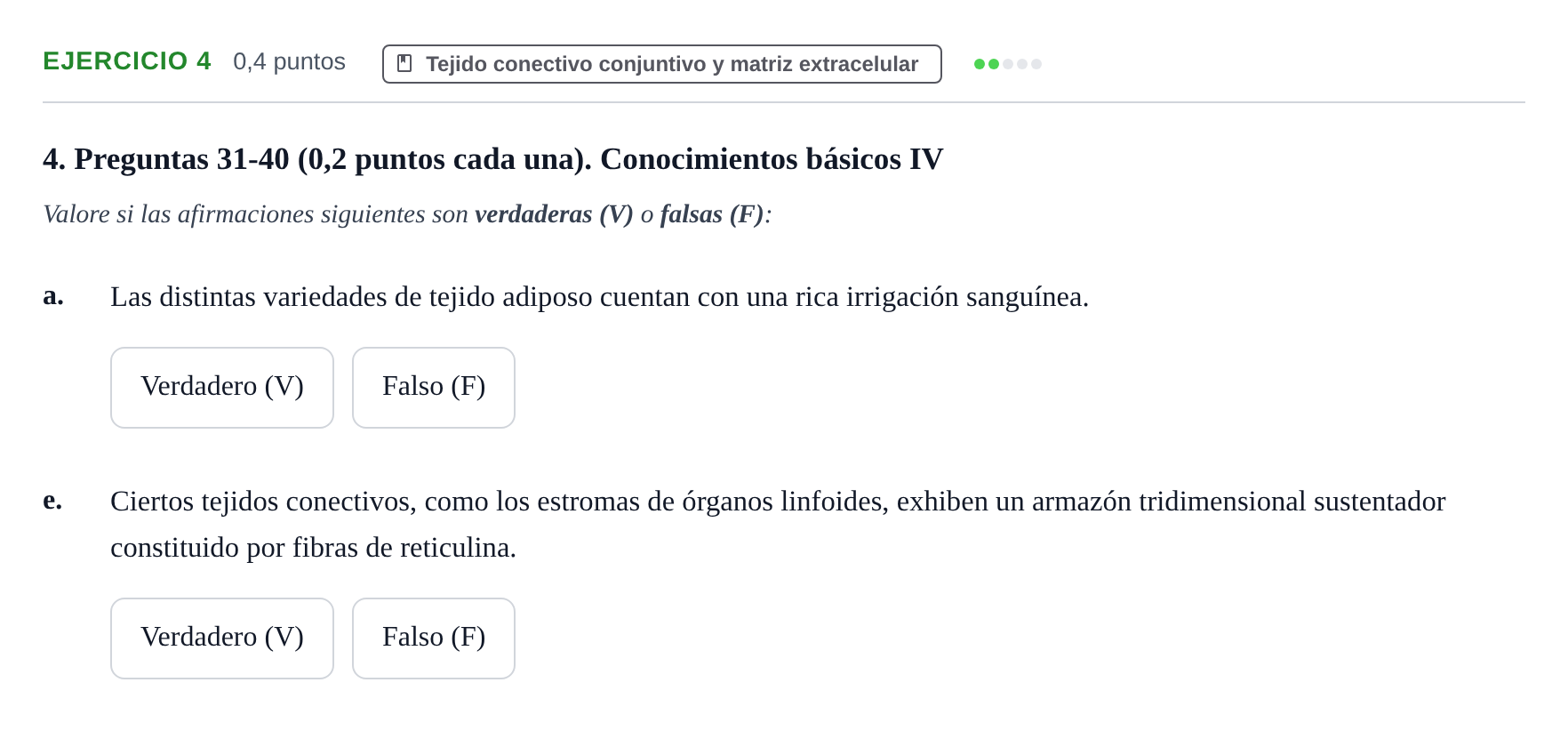 Enunciado: Ejercicio 4 - Tejido conectivo conjuntivo y matriz extracel… · Histología UAB 2023