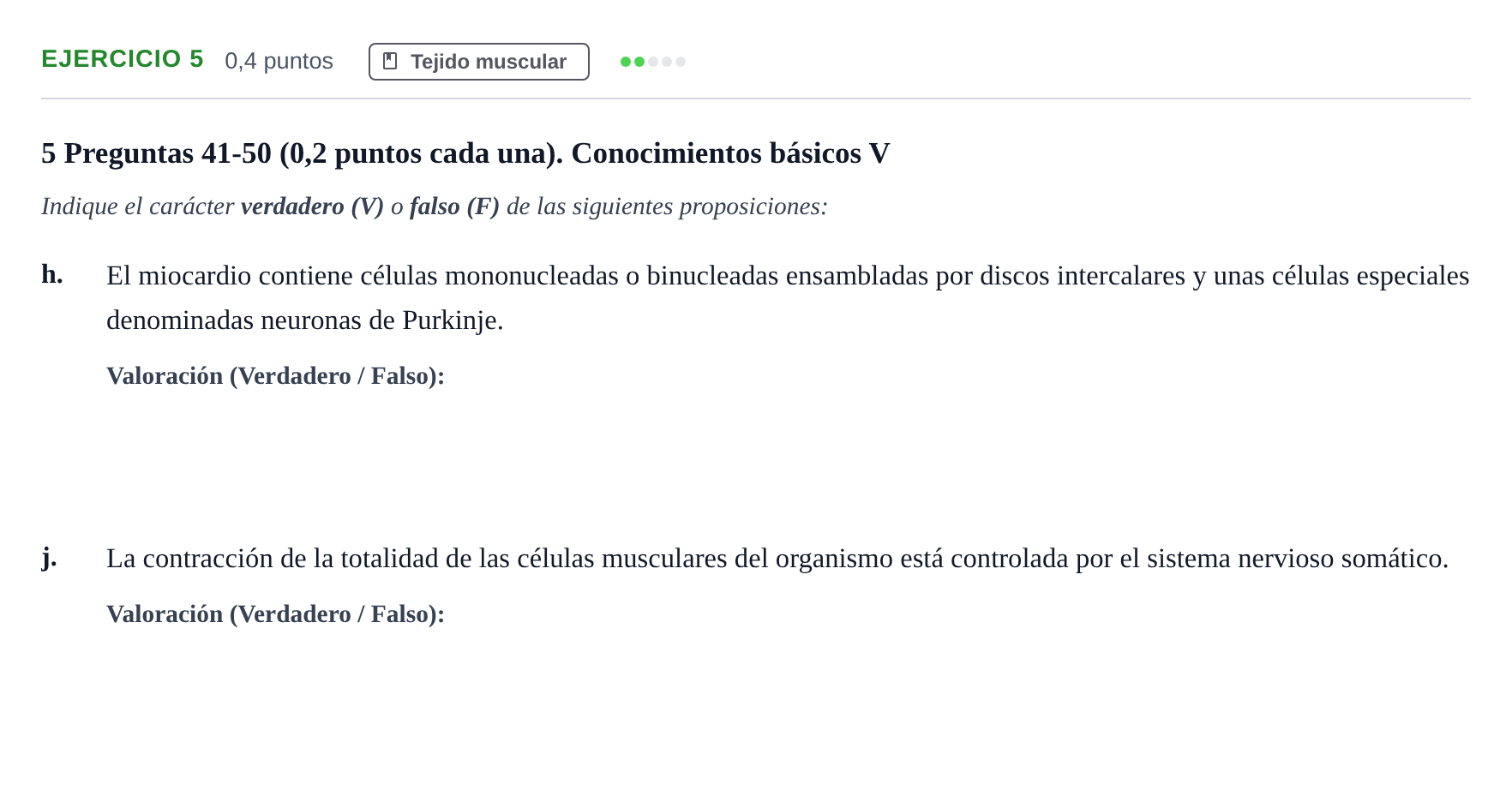 Enunciado: Ejercicio 5 - Tejido muscular · Histología UAB 2023