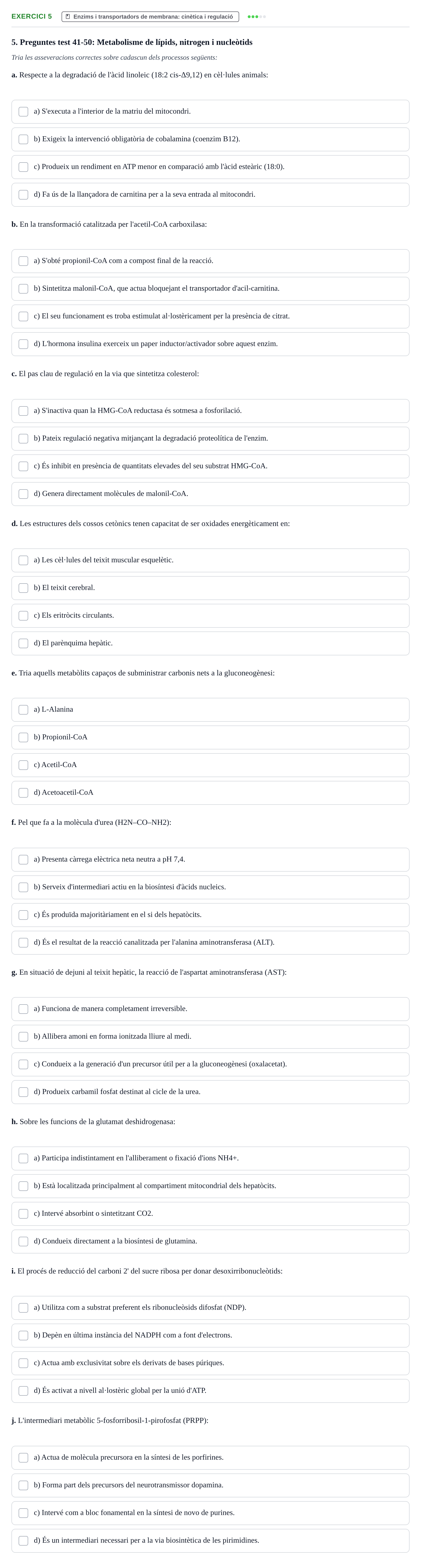 Enunciado: Problema 5 · Bioquímica Estructural i Biologia Molecular UAB Setembre 2009