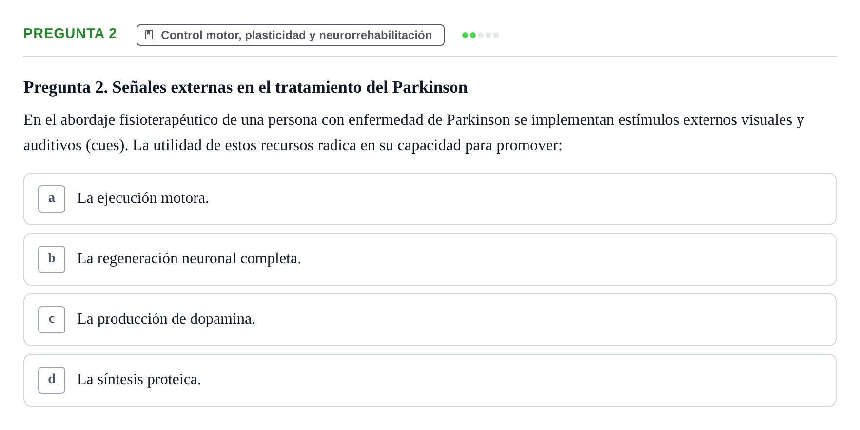 Enunciado: Pregunta 2