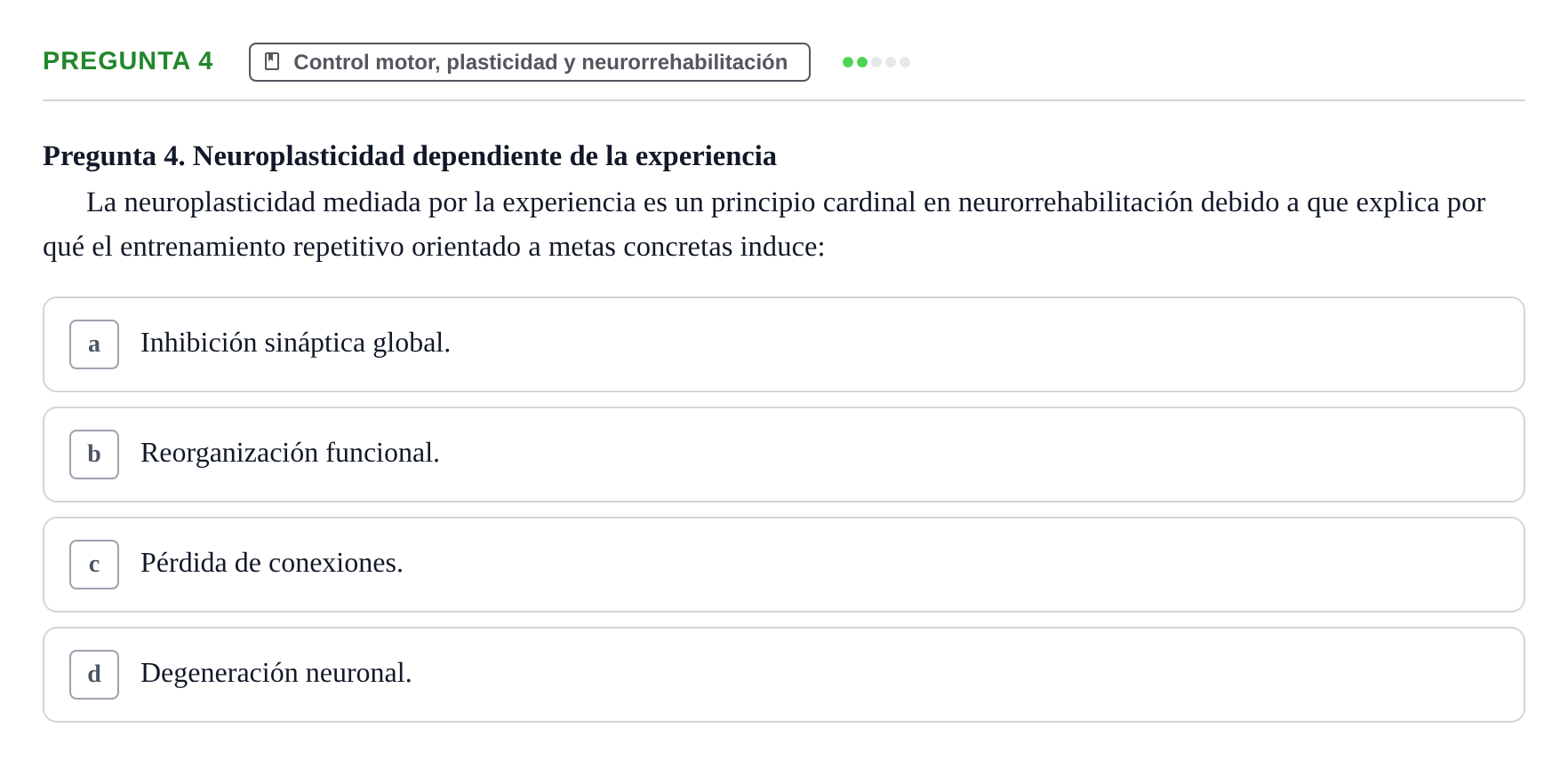 Enunciado: Pregunta 4