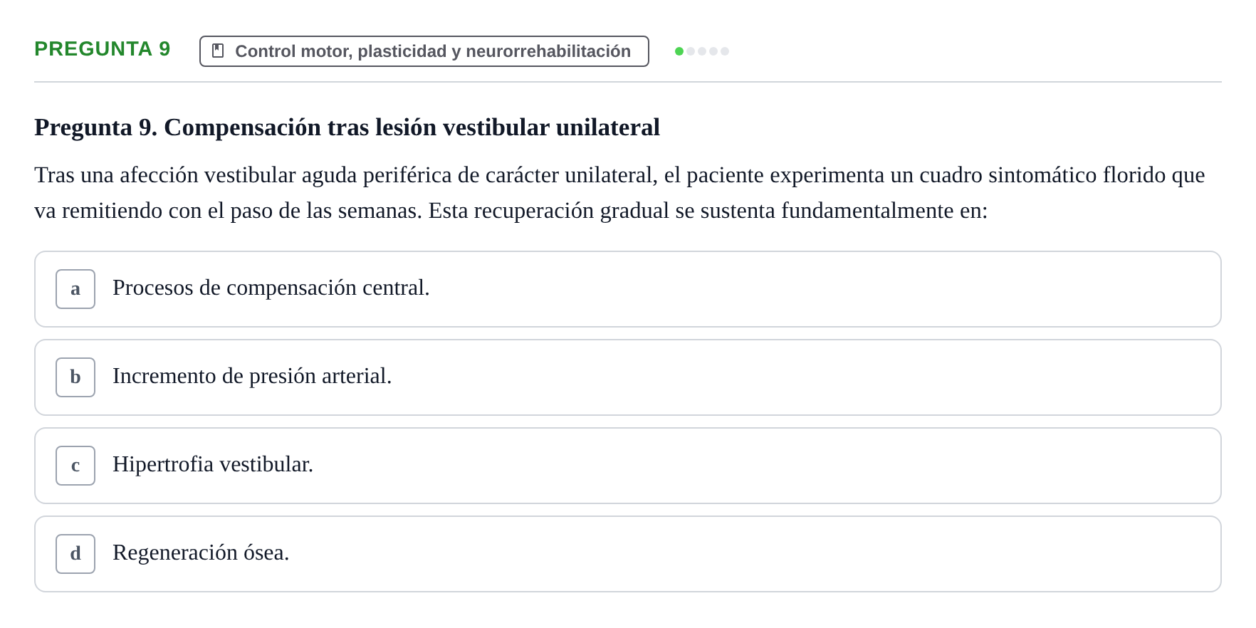 Enunciado: Pregunta 9