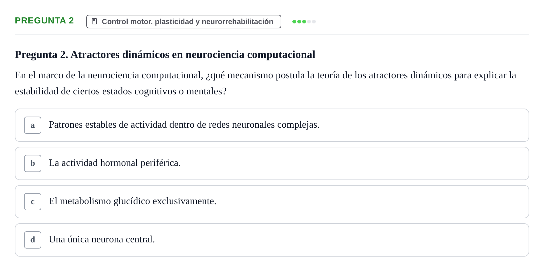 Enunciado: Pregunta 2
