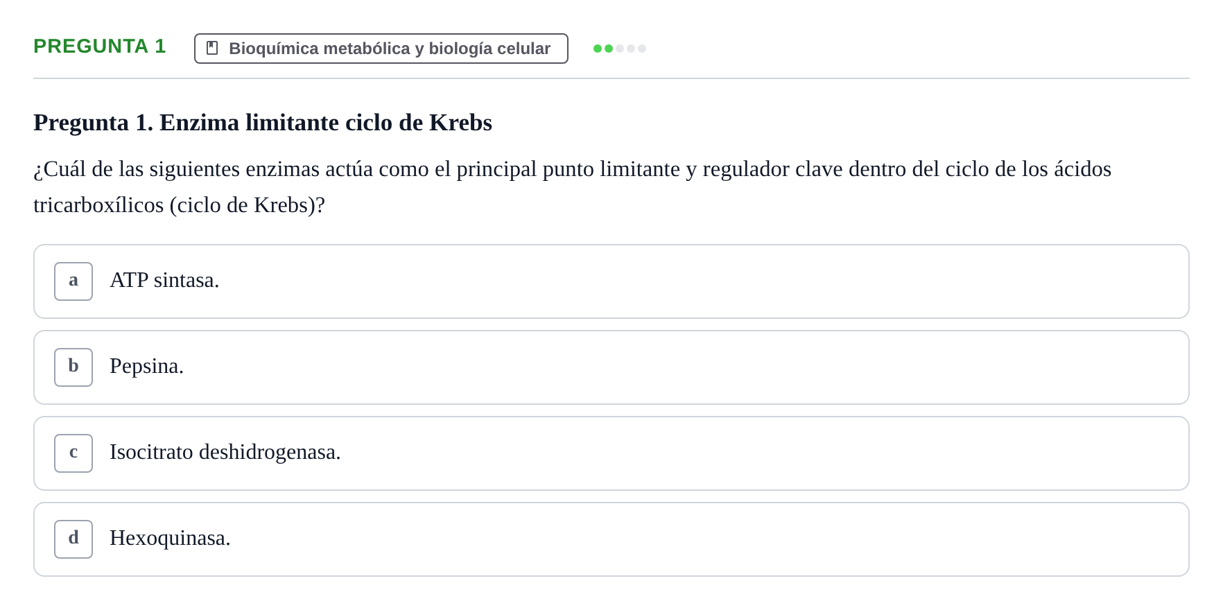 Enunciado: Pregunta 1