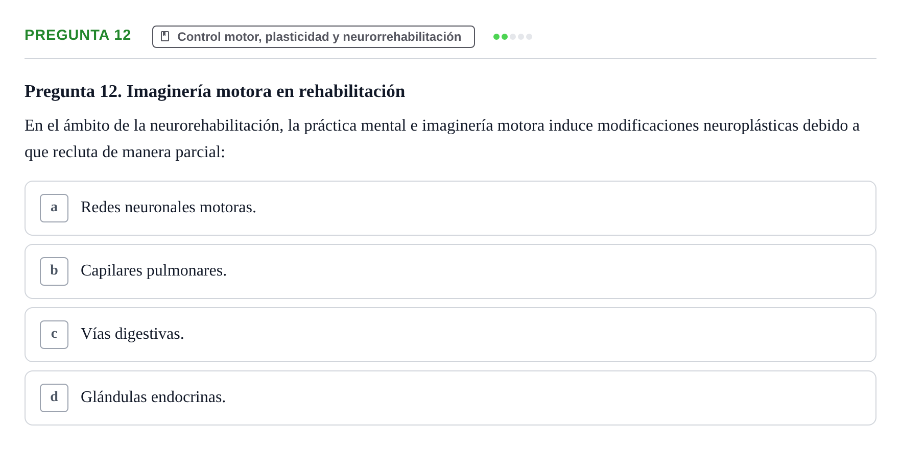 Enunciado: Pregunta 12