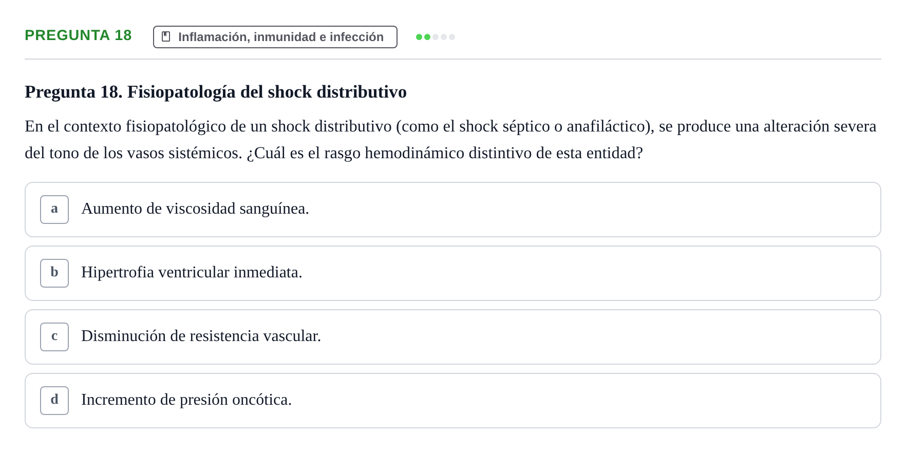 Enunciado: Pregunta 18