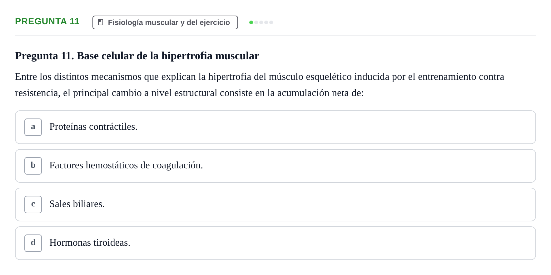 Enunciado: Pregunta 11