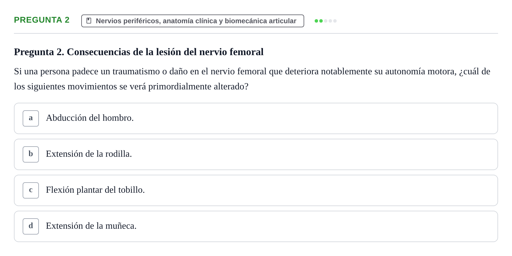 Enunciado: Pregunta 2