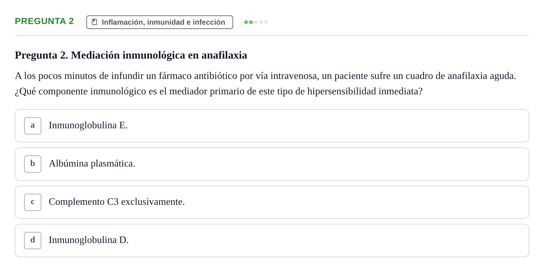 Enunciado: Pregunta 2