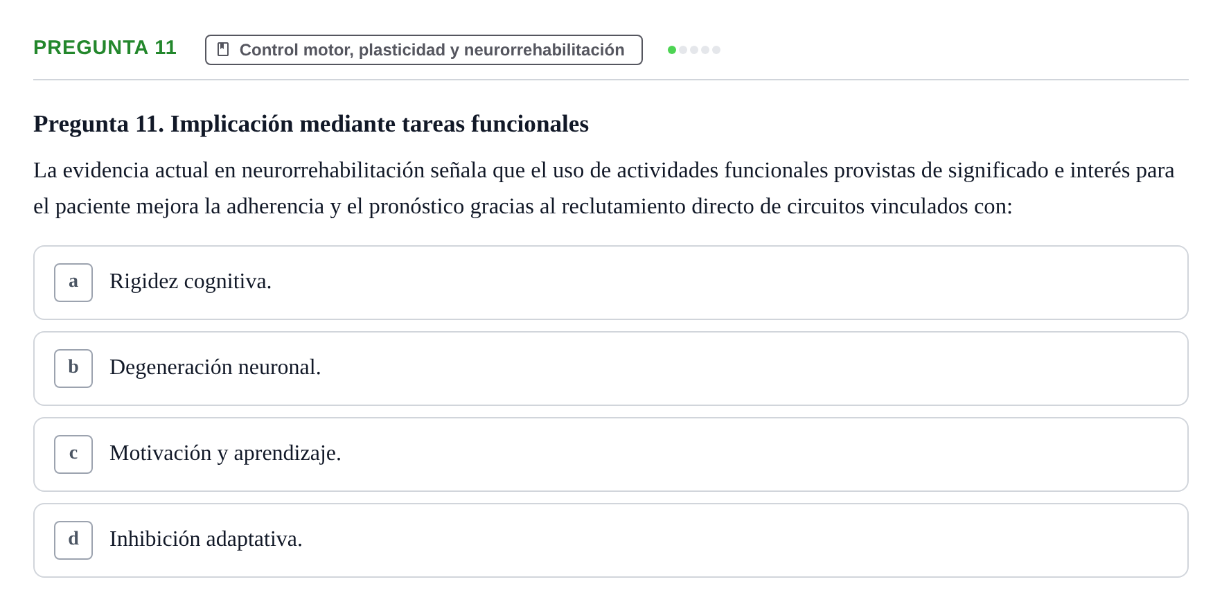 Enunciado: Pregunta 11