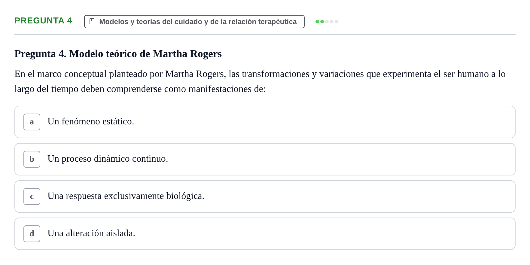 Enunciado: Pregunta 4
