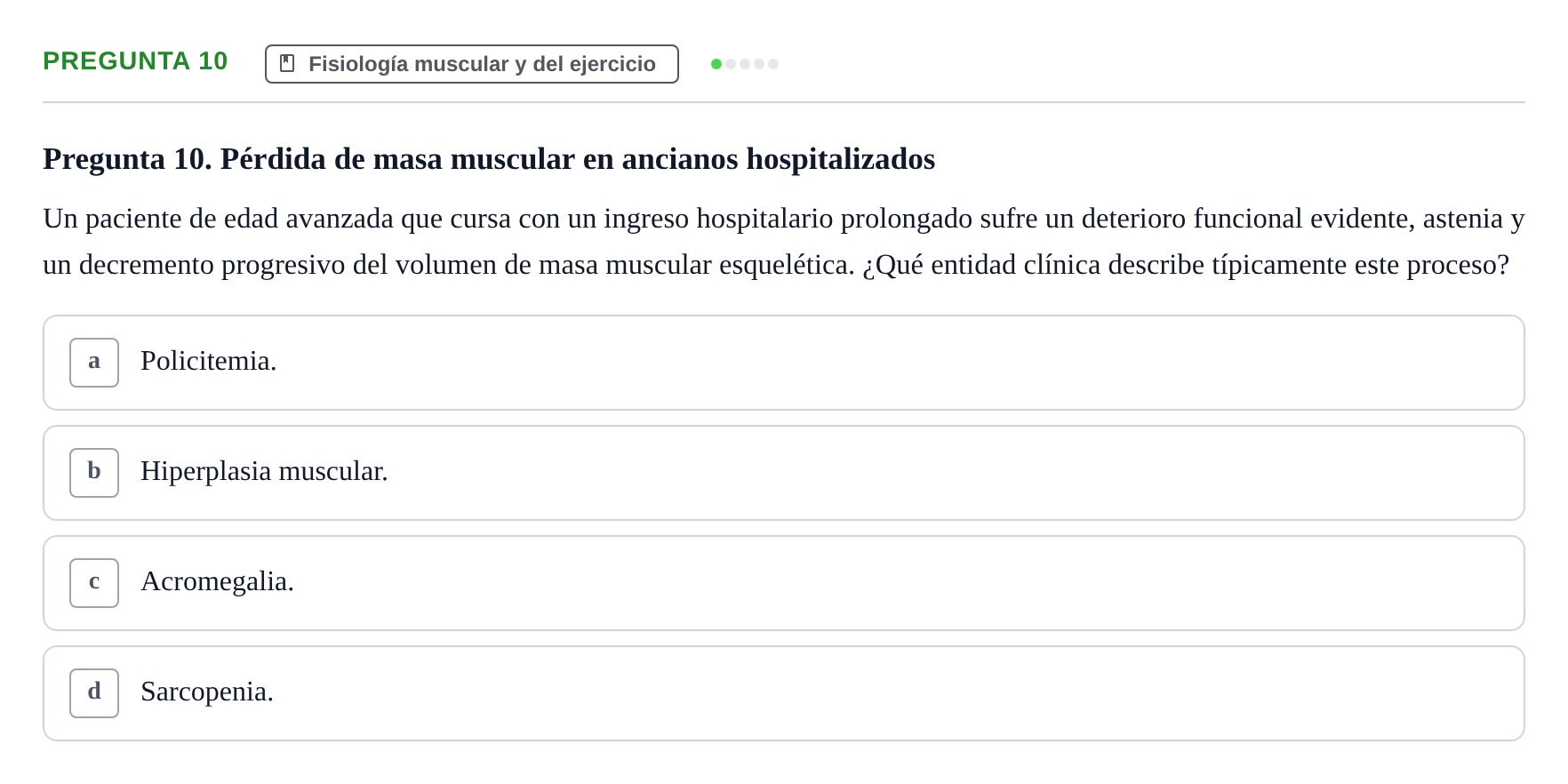 Enunciado: Pregunta 10