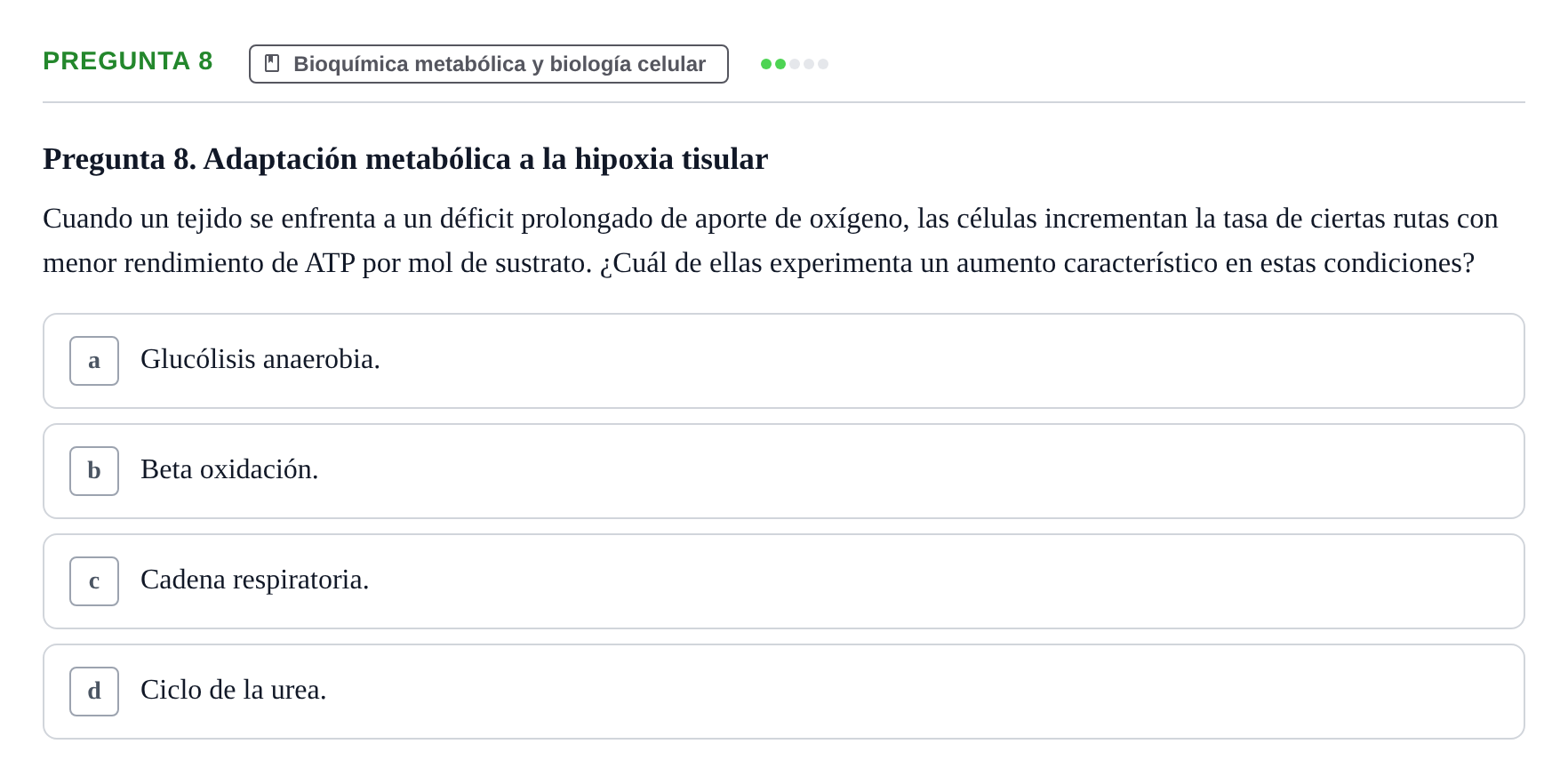 Enunciado: Pregunta 8