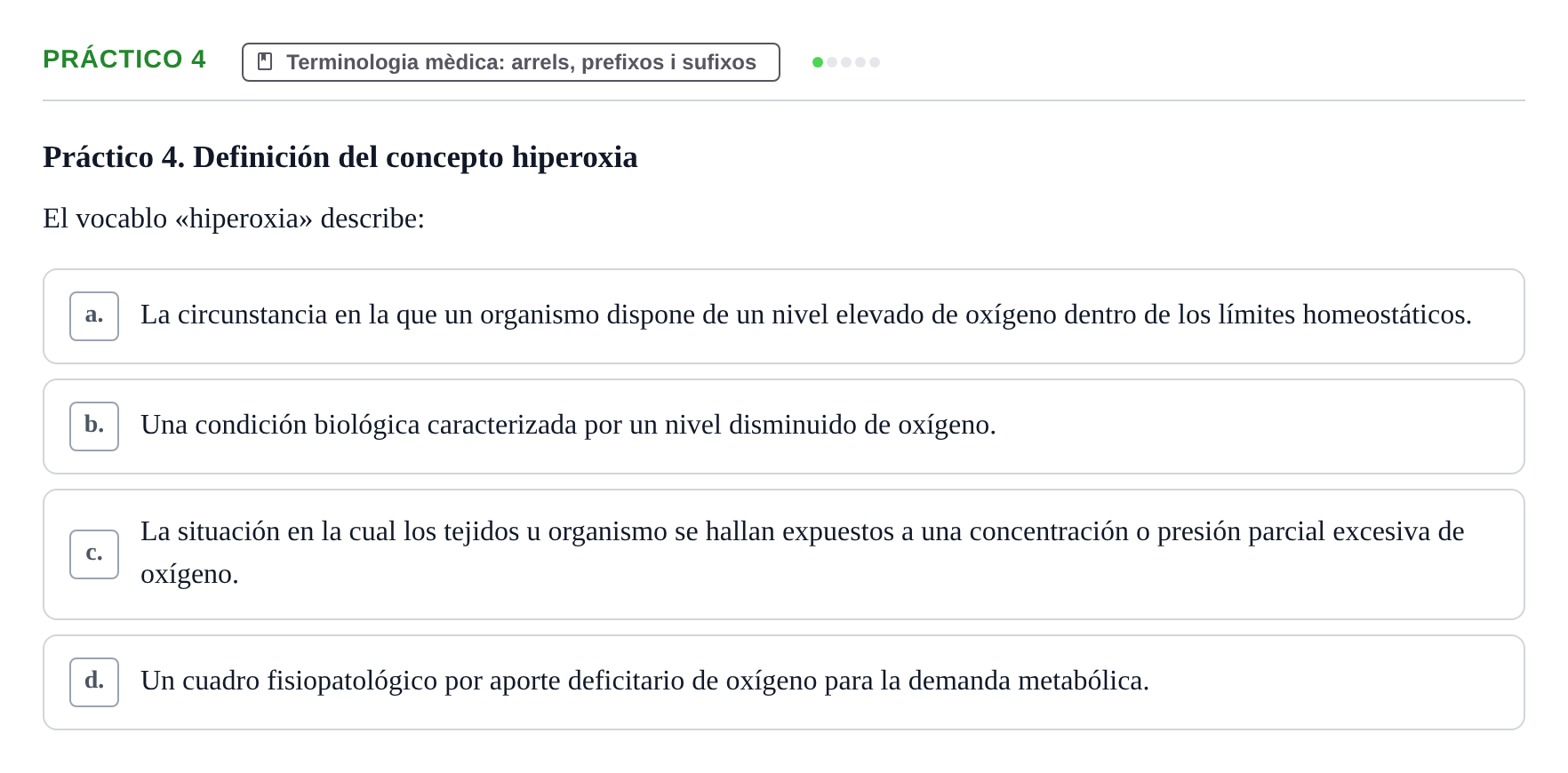Enunciado: Ejercicio Práctico 4 · Introducció a les Ciències de la Salut UAB 2026