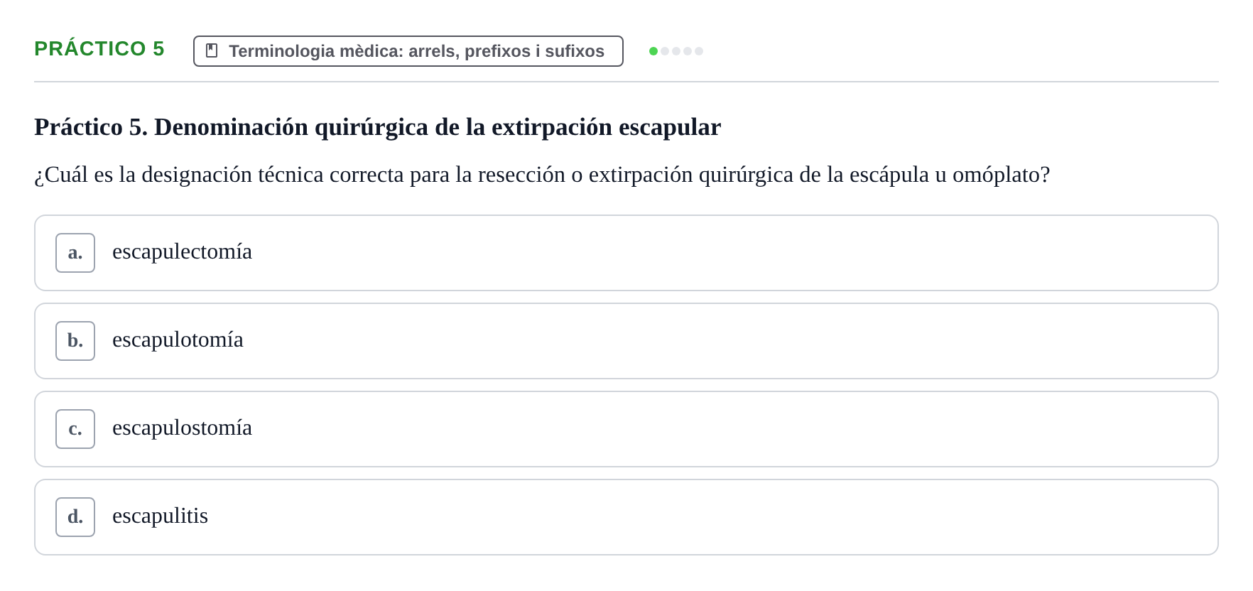 Enunciado: Ejercicio Práctico 5 · Introducció a les Ciències de la Salut UAB 2026