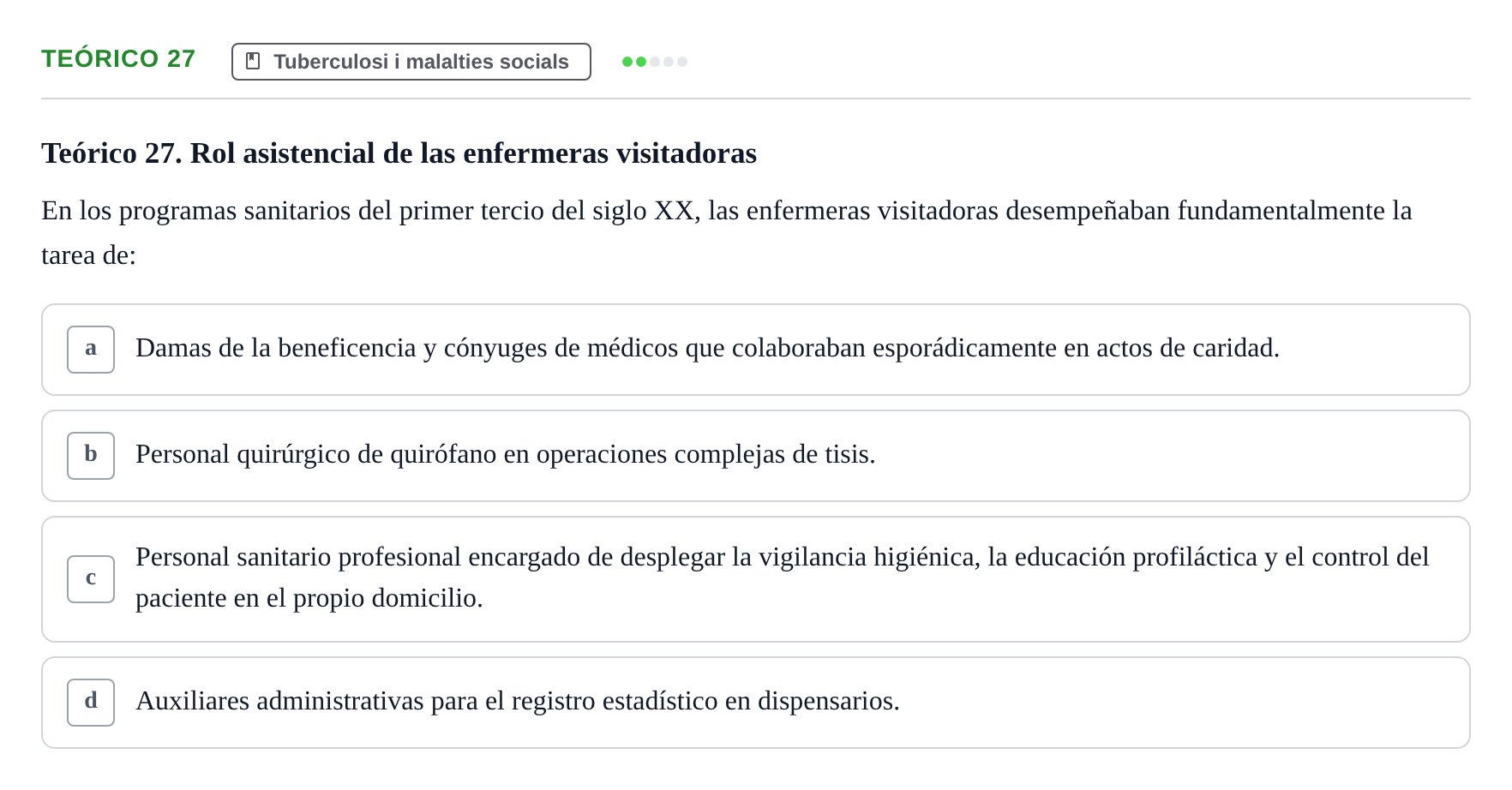 Enunciado: Ejercicio Teórico 27 · Introducció a les Ciències de la Salut UAB 2026