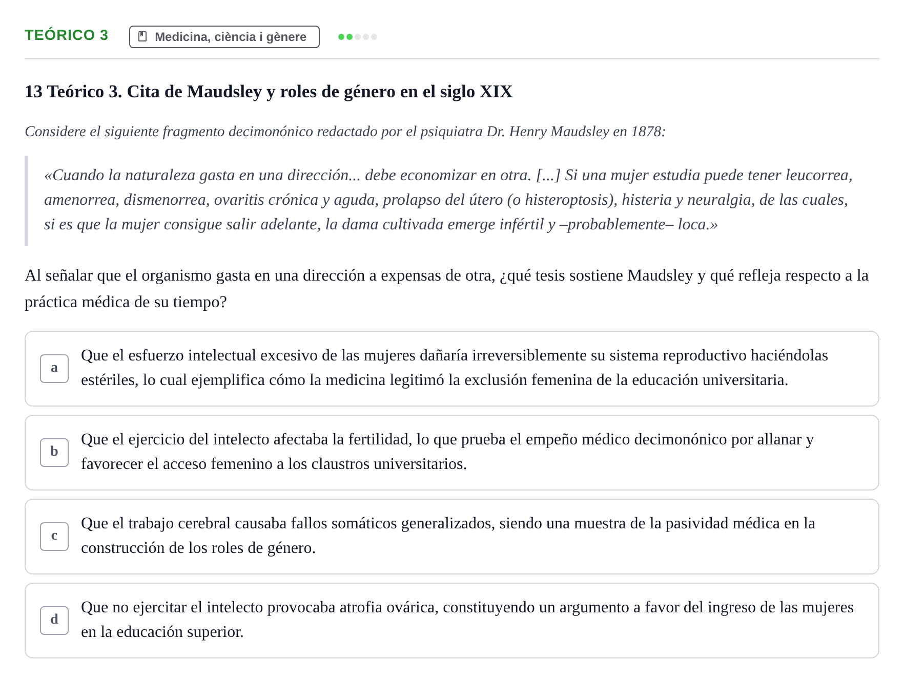 Enunciado: Ejercicio Teórico 3 · Introducció a les Ciències de la Salut UAB 2026