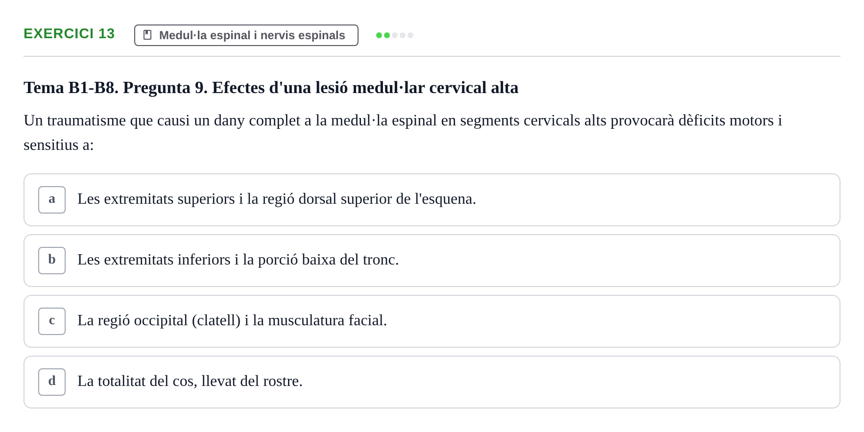 Enunciado: Problema 13 · Fundamentos de Psicobiología Ii UAB Avaluació Continuada: Examen de Neuroanatomia EV1