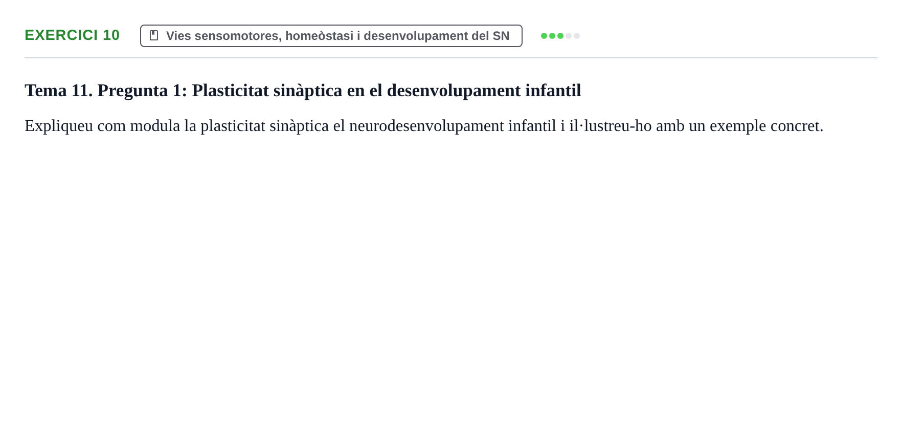 Enunciado: Problema 10 · Fundamentos de Psicobiología Ii UAB Exemples