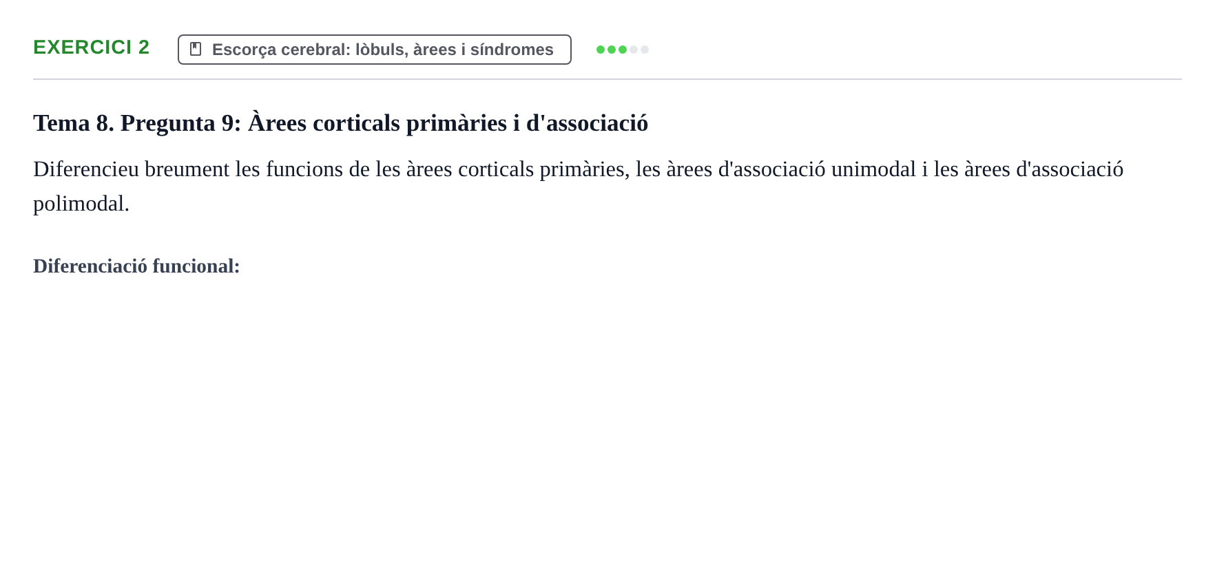 Enunciado: Problema 2 · Fundamentos de Psicobiología Ii UAB Exemples