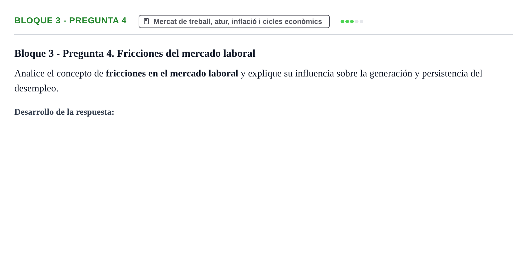 Enunciado: Bloque 3 - Pregunta 4 · Economía I UDL Exámenes Teóricos de Desarrollo por Bloques: Macroeconomía