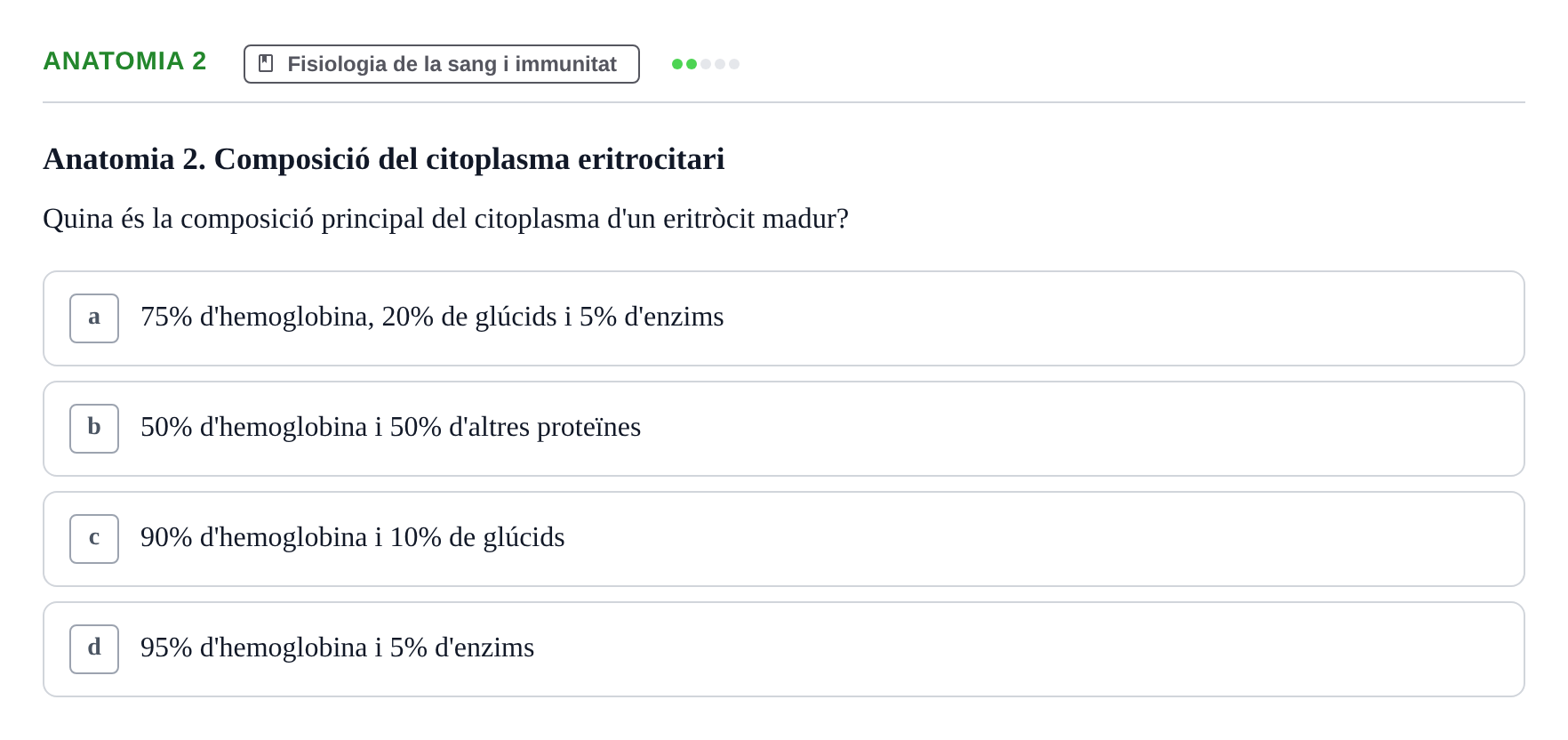 Enunciado: Ejercicio Anatomia 2 · BASES BIOLÒGIQUES PER L'ATENCIO A LA PERSONA: ANATOMIA UDL Examen Parcial de Bases Biològiques: Anatomia i Fisiologia