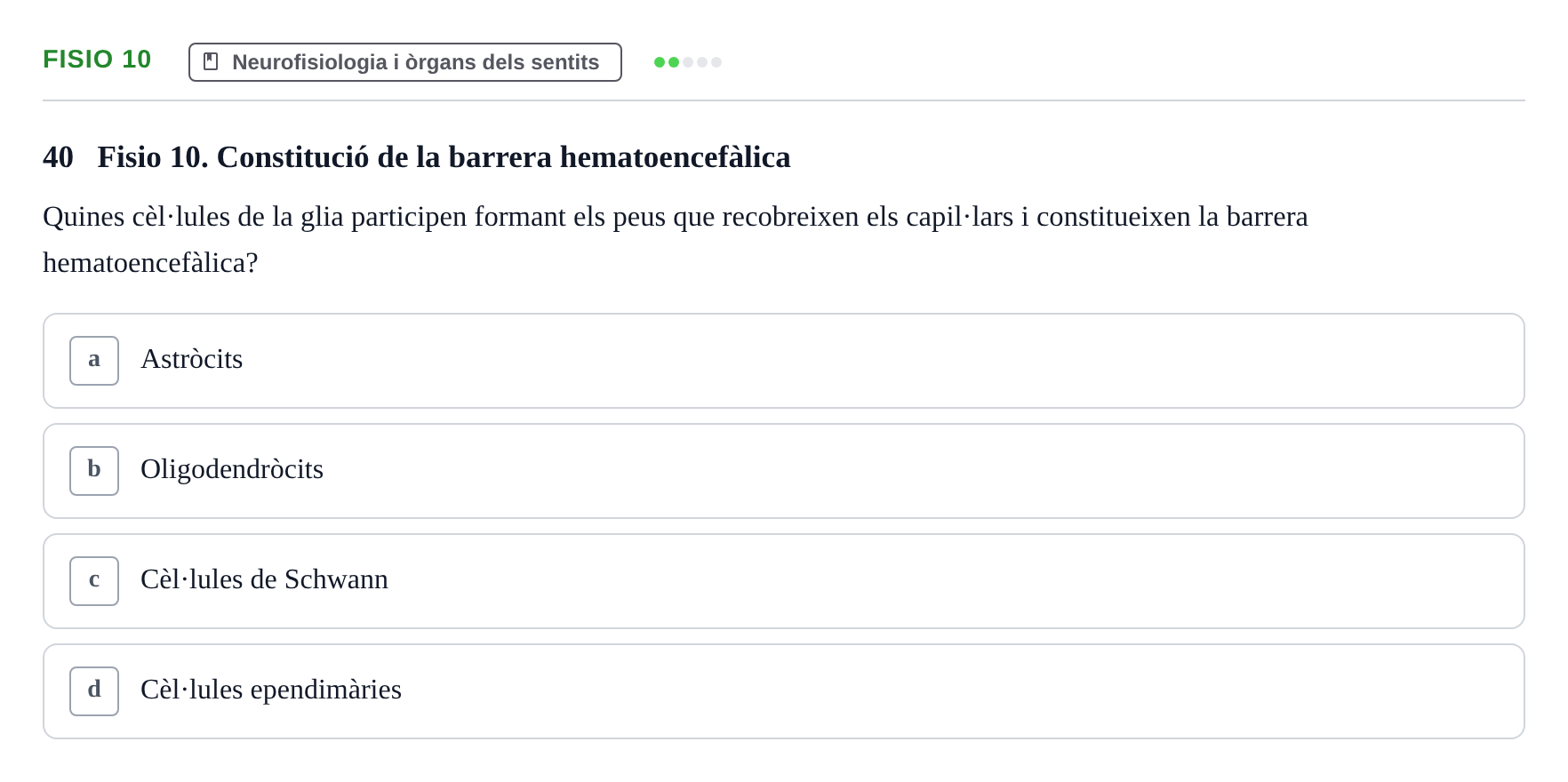 Enunciado: Ejercicio Fisio 10 · BASES BIOLÒGIQUES PER L'ATENCIO A LA PERSONA: ANATOMIA UDL Examen Parcial de Bases Biològiques: Anatomia i Fisiologia