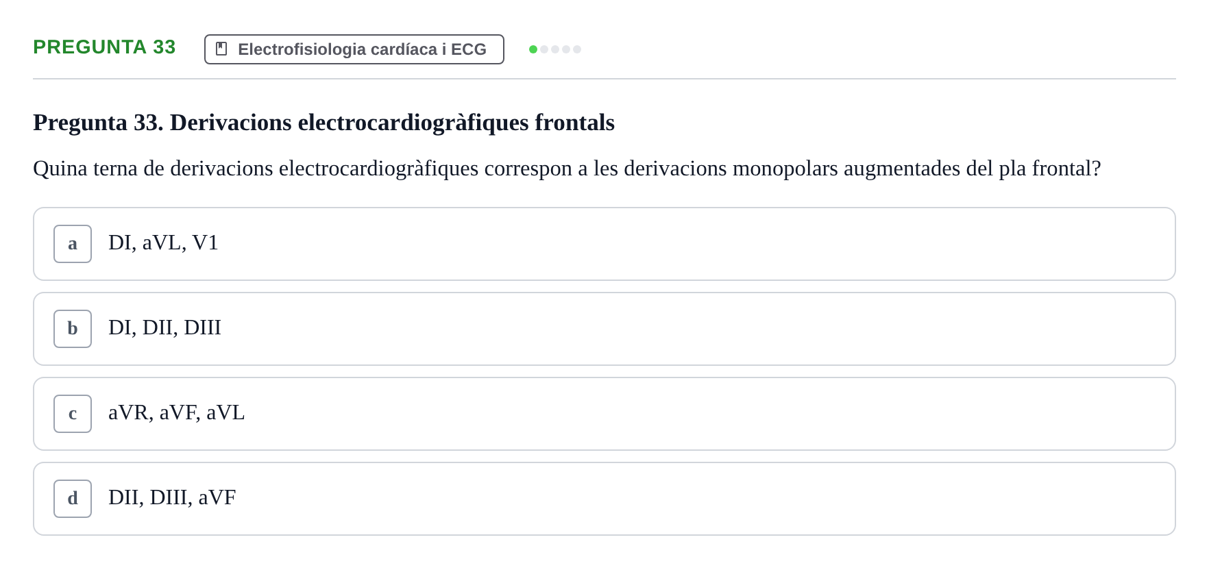 Enunciado: Pregunta 33 · Estructura i Funció del Cos Humà II UVIC 2021
