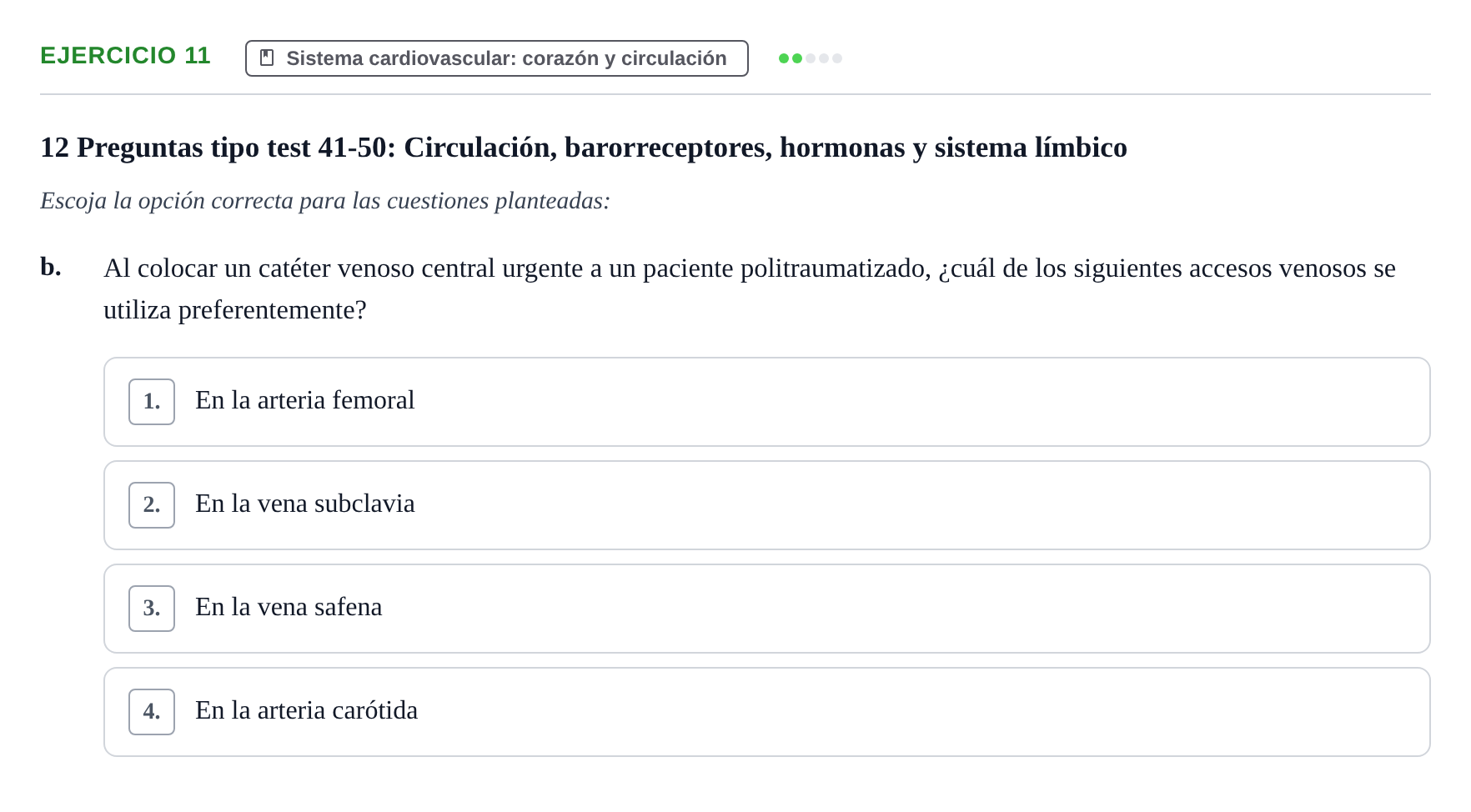Enunciado: Ejercicio 11 - Sistema cardiovascular · BASES BIOLÒGIQUES PER L'ATENCIO A LA PERSONA: ANATOMIA UDL 2023