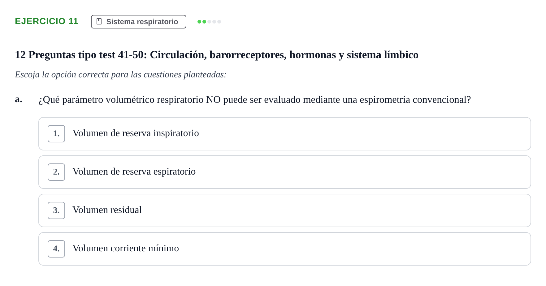 Enunciado: Ejercicio 11 - Sistema respiratorio · BASES BIOLÒGIQUES PER L'ATENCIO A LA PERSONA: ANATOMIA UDL 2023