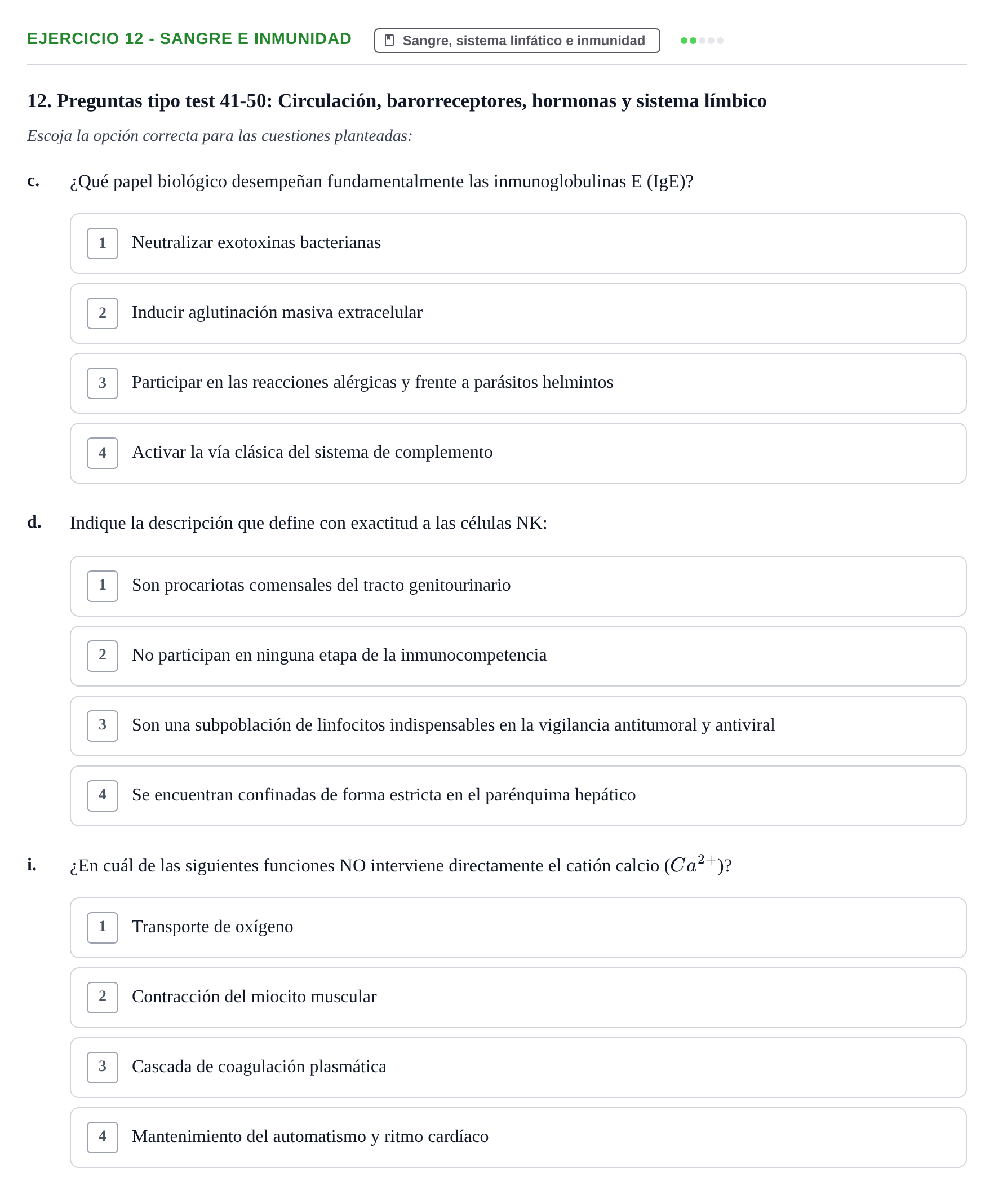 Enunciado: Ejercicio 12 - Sangre e inmunidad · BASES BIOLÒGIQUES PER L'ATENCIO A LA PERSONA: ANATOMIA UDL 2023