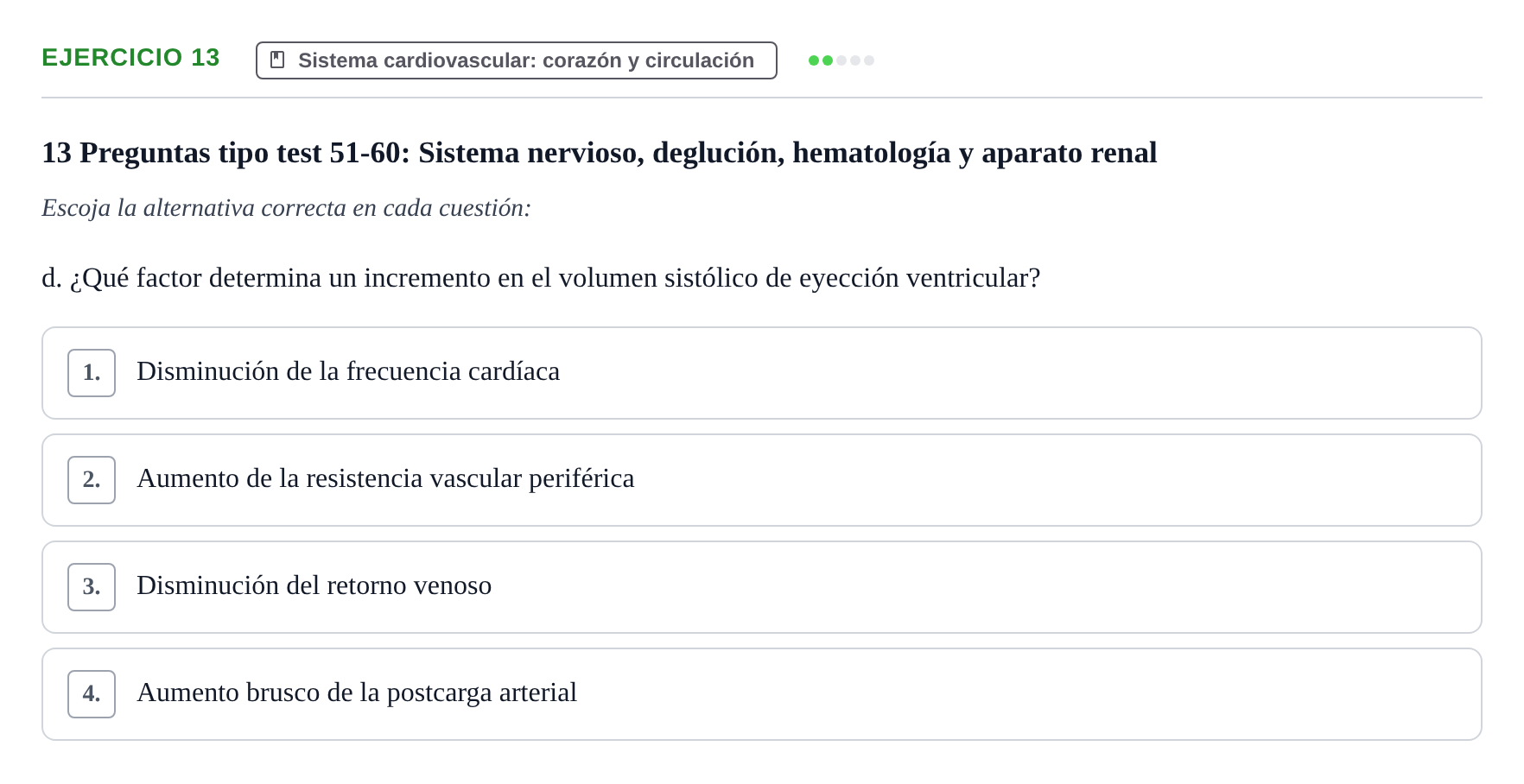 Enunciado: Ejercicio 13 - Sistema cardiovascular · BASES BIOLÒGIQUES PER L'ATENCIO A LA PERSONA: ANATOMIA UDL 2023
